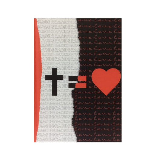 Bíblia Sagrada | Letra Normal | NAA |  Cruz Grace Love Tricolor Branco e Preto