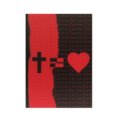 Bíblia Sagrada | Letra Normal | NAA | Cruz Grace Love Vermelho e Preto