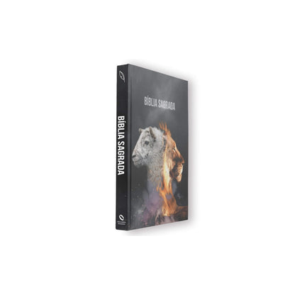 Bíblia Sagrada Cordeiro e Leão | NAA Letra Normal | Capa Dura
