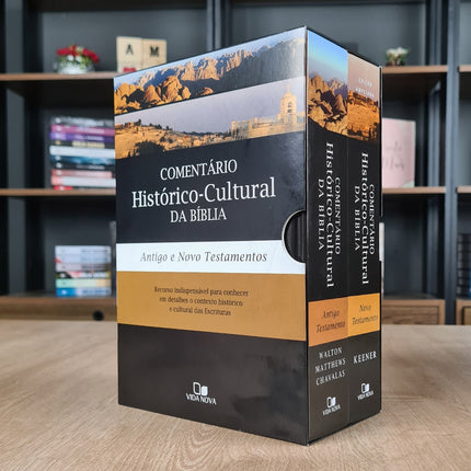 Box Comentário histórico-cultural da Bíblia (AT e NT)