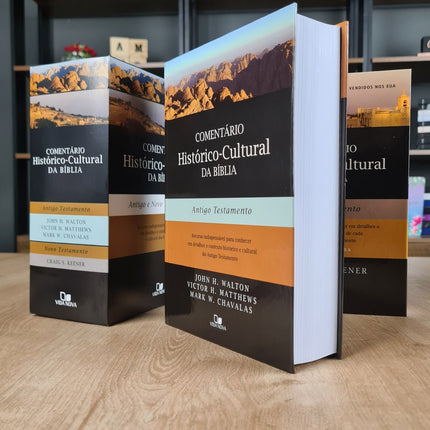 Box Comentário histórico-cultural da Bíblia (AT e NT)