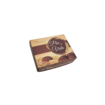 Caixinha de Versículos Diários | Pão de Vida | Trigo Marrom