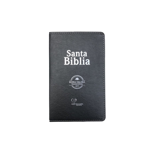 Bíblia Sagrada em Espanhol RVT | Preto Luxo C/ Prata
