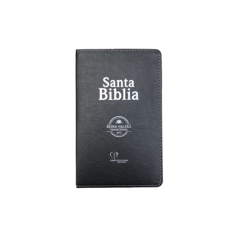Bíblia Sagrada em Espanhol RVT | Preto Luxo C/ Prata