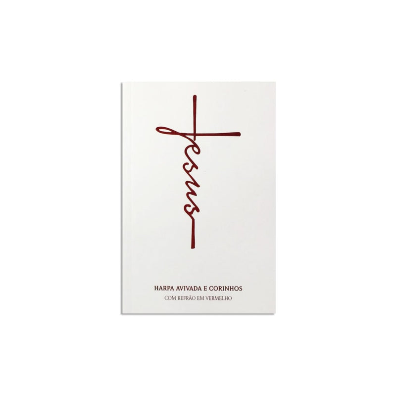 Harpa Avivada e Corinhos Jesus Luxo | Letra Hipergigante | Brochura Branca