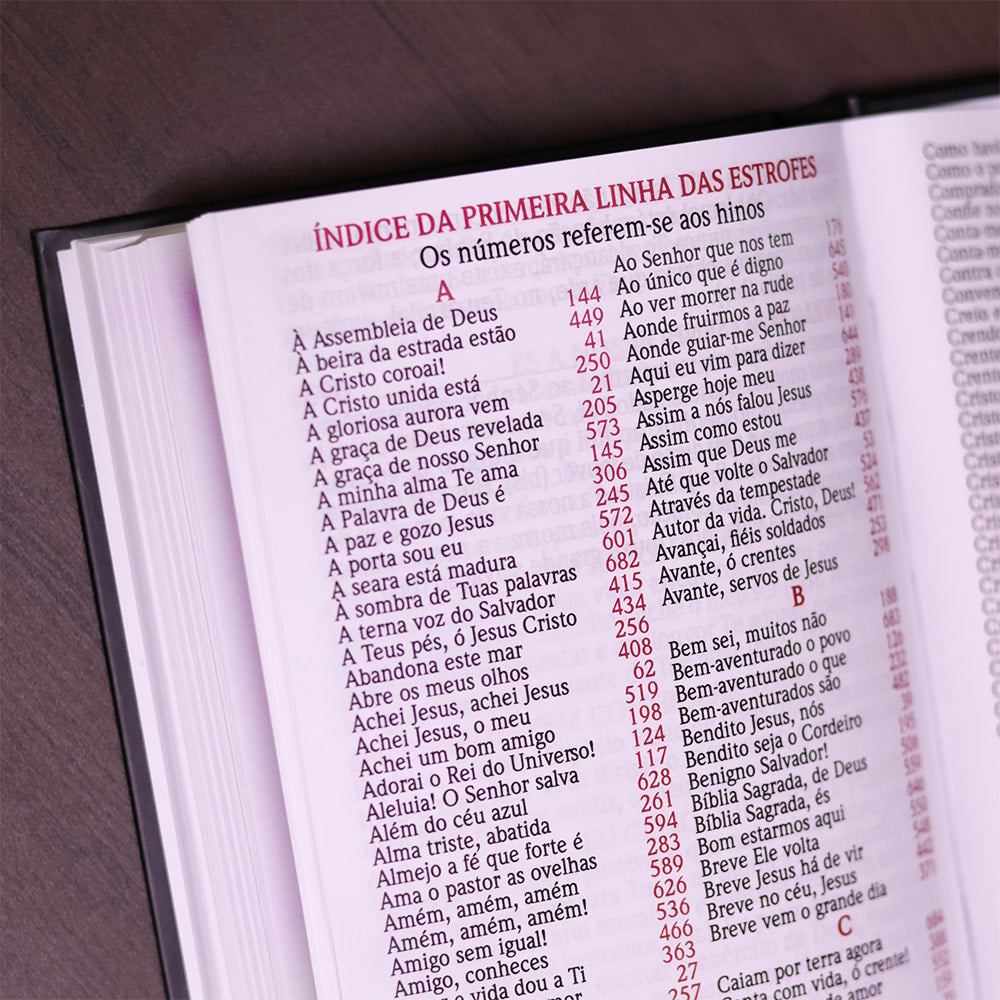 Harpa Avivada e Corinho Jesus Preta | Letra Hipergigante | Capa Dura