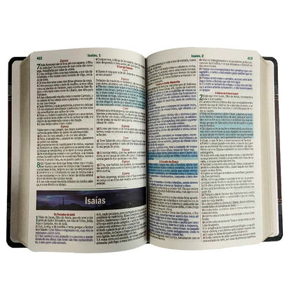 Bíblia Sagrada com Harpa Avivada e Corinhos | Letra Gigante | ARC | Laminada Preta e Dourado