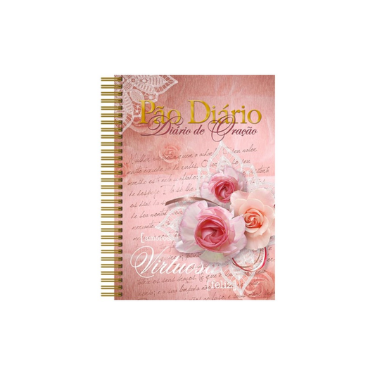 Devocional Diário de Oração Mulher Virtuosa | Capa Dura Espiral