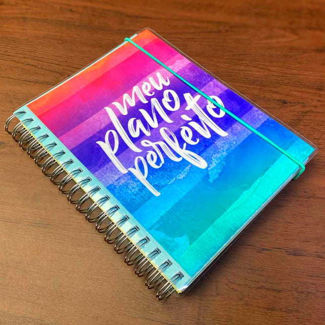 Meu Plano Perfeito | Capa Colorida Aquarela