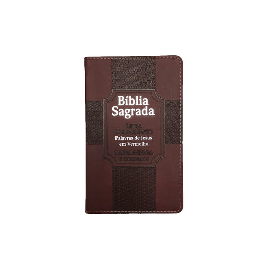 Bíblia Sagrada Estrela Harpa Avivada | ARC | Letra Ultragigante | Capa Bordô