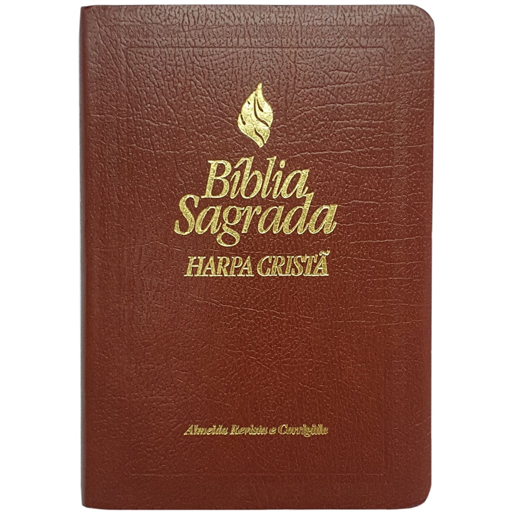 Bíblia Média Harpa Cristã | ARC | Marrom