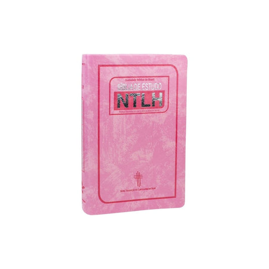 Bíblia de Estudo NTLH | Letra Normal | Capa Rosa Nobre