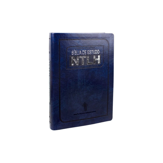 Bíblia de Estudo NTLH | Letra Normal | Capa Azul Nobre