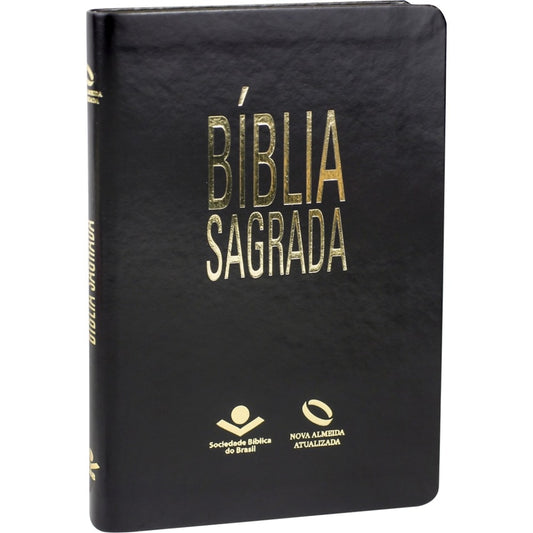 Bíblia Slim | NAA | Letra Normal | Capa Preto Nobre