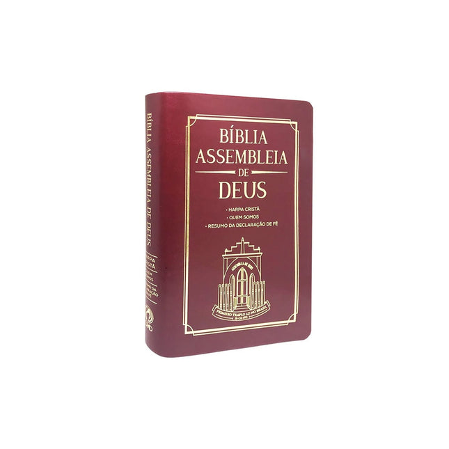 Bíblia Assembleia de Deus | ARC | Vinho Capa Igreja