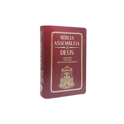 Bíblia Assembleia de Deus | ARC | Vinho Capa Igreja