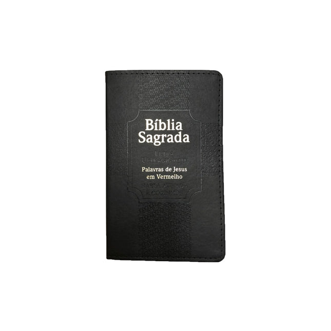 Bíblia Sagrada Estrela Harpa Avivada | ARC | Letra Ultragigante | Capa Preta
