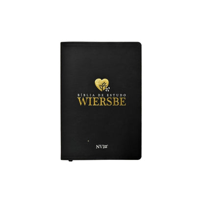 Bíblia de Estudo Wiersbe | NVI | Luxo Preta