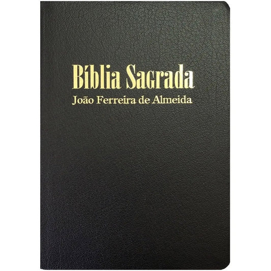Bíblia Sagrada com Mapas | ARC | Letra Grande | Capa Semiluxo Preta