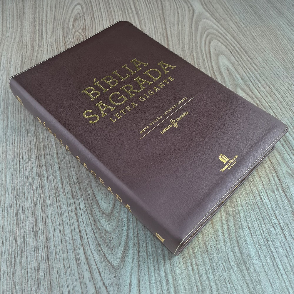 Bíblia Leitura Perfeita NVI | Letra Gigante | Marrom