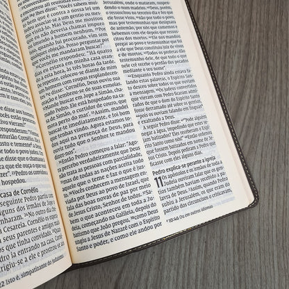 Bíblia Leitura Perfeita NVI | Letra Gigante | Marrom