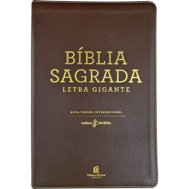 Bíblia Leitura Perfeita NVI | Letra Gigante | Marrom
