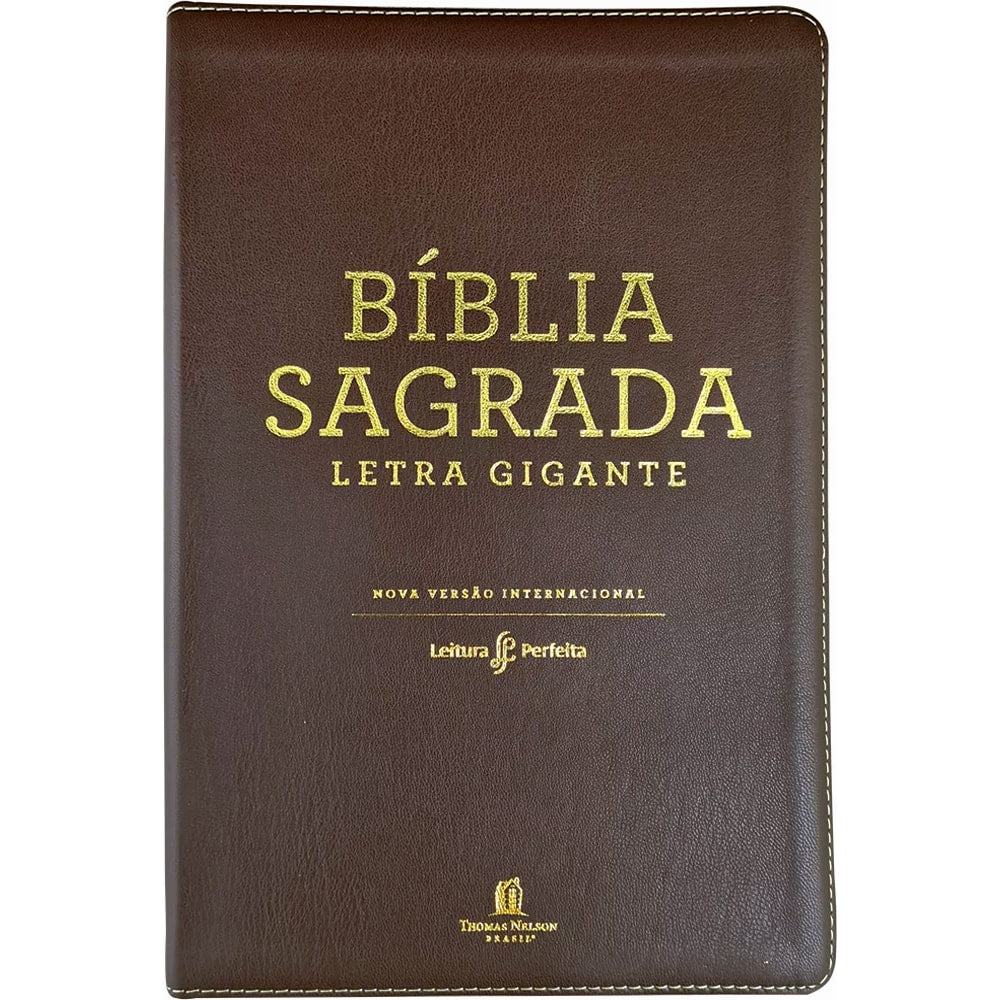 Bíblia Leitura Perfeita NVI | Letra Gigante | Marrom