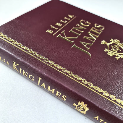 Bíblia King James Atualizada Slim | KJA | Vinho