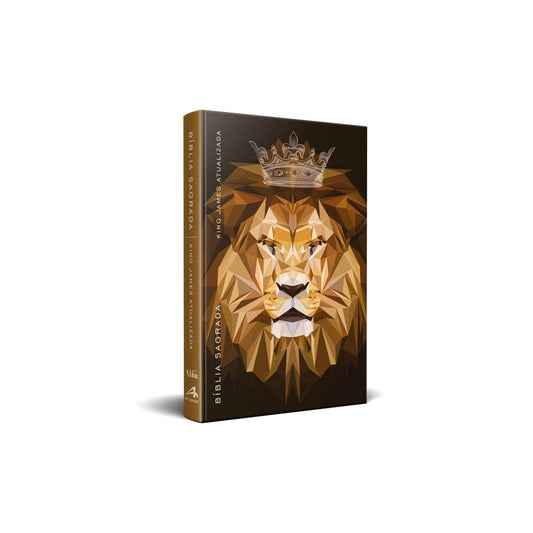 Bíblia King James Atualizada Rei dos reis Geométrico | KJA | Capa Dura