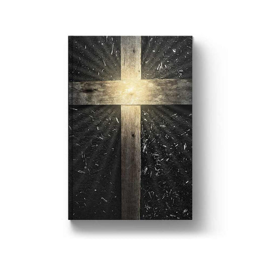 Bíblia Cruz Madeira | NAA | Letra Normal | Capa Dura