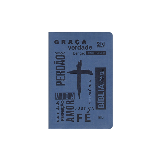 Bíblia Sagrada Fácil de Entender | NTLH Letra Normal | Capa Cruz Azul