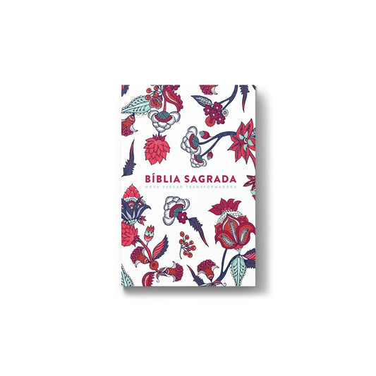 Bíblia Indian Flowers | NVT Letra Grande | Capa Soft Touch