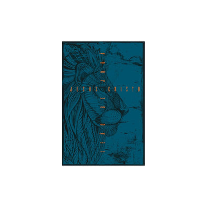 Bíblia Leão de Judá | NVT Letra Grande | Capa Soft Touch Azul