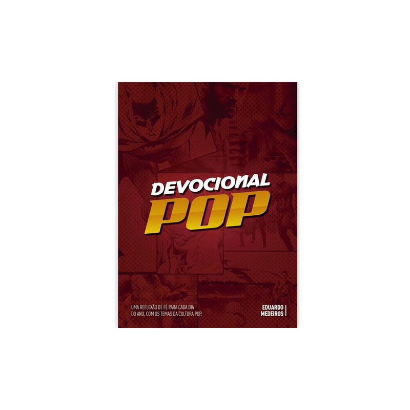 Devocional Pop | Eduardo Medeiros | Capa Brochura Vermelho