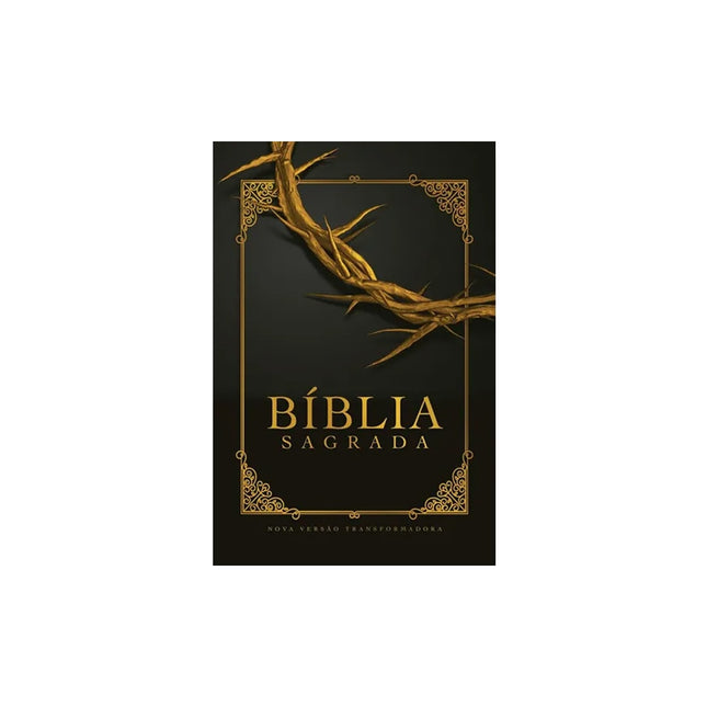 Bíblia Coroa de Espinhos | NVT Letra Grande | Capa Soft Touch