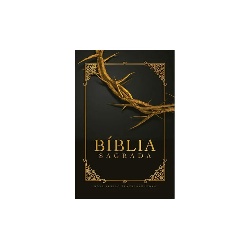 Bíblia Coroa de Espinhos | NVT Letra Grande | Capa Soft Touch