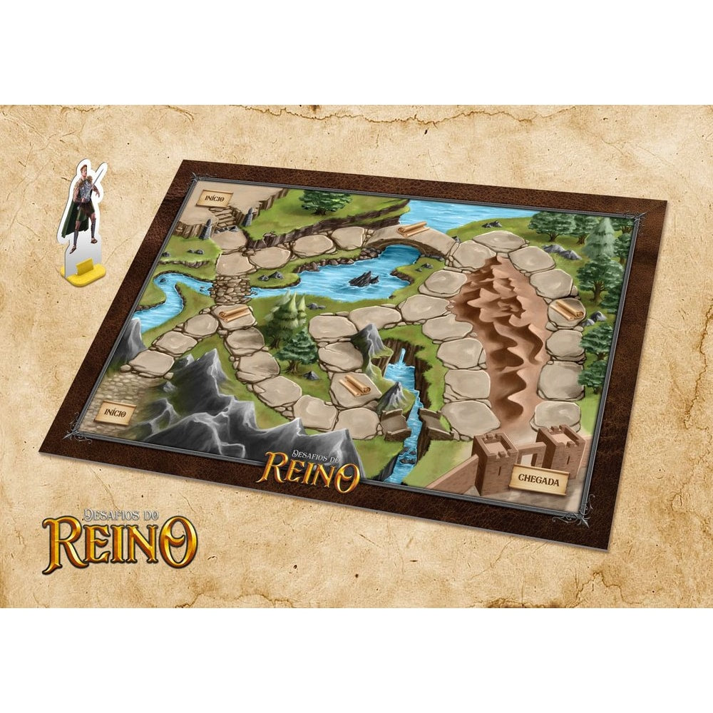 Jogo de Tabuleiro Desafios do Reino