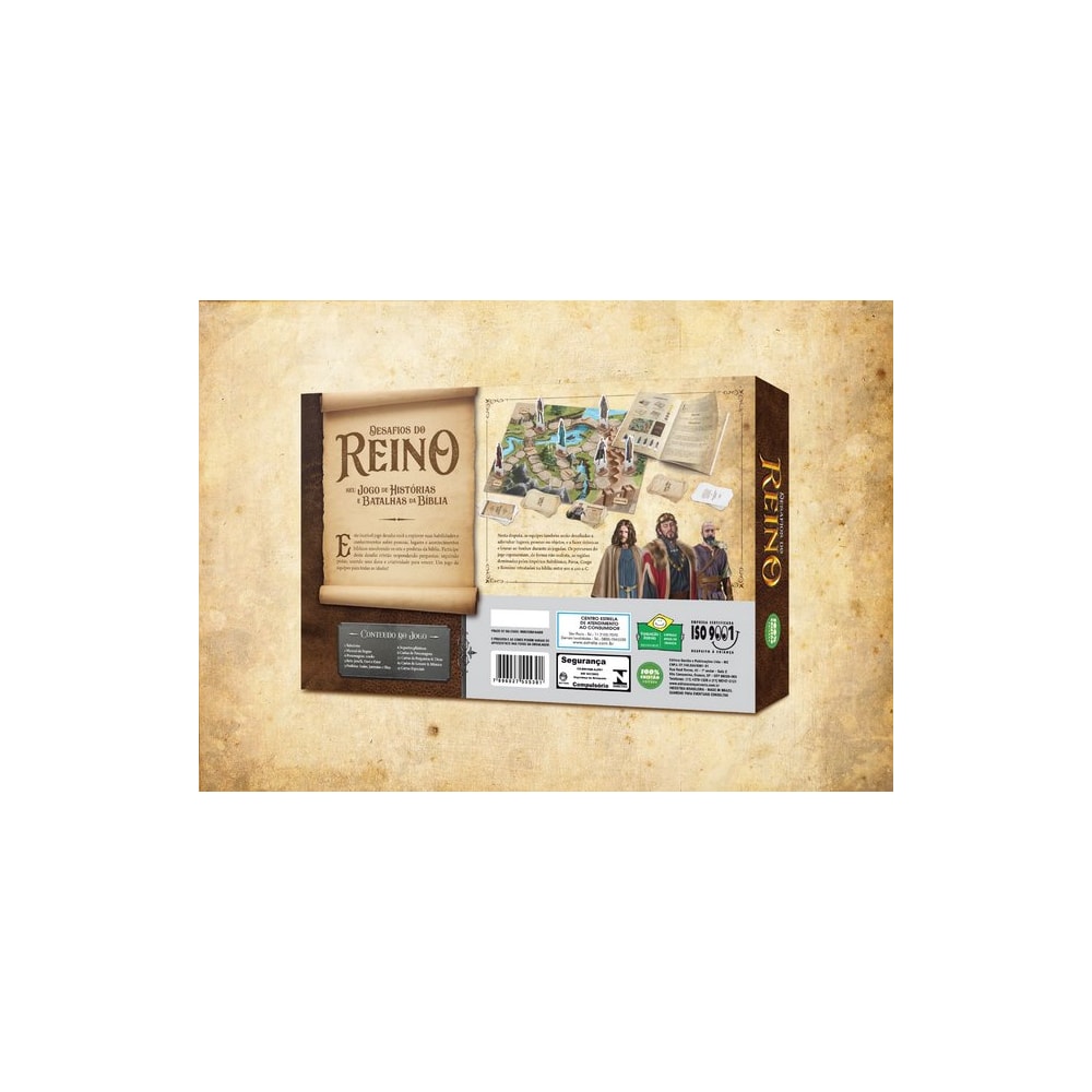 Jogo de Tabuleiro Desafios do Reino