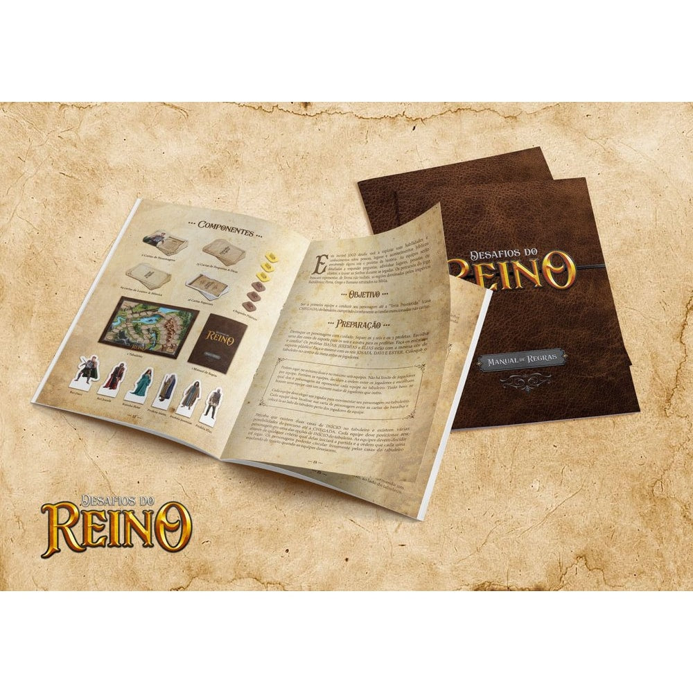 Jogo de Tabuleiro Desafios do Reino