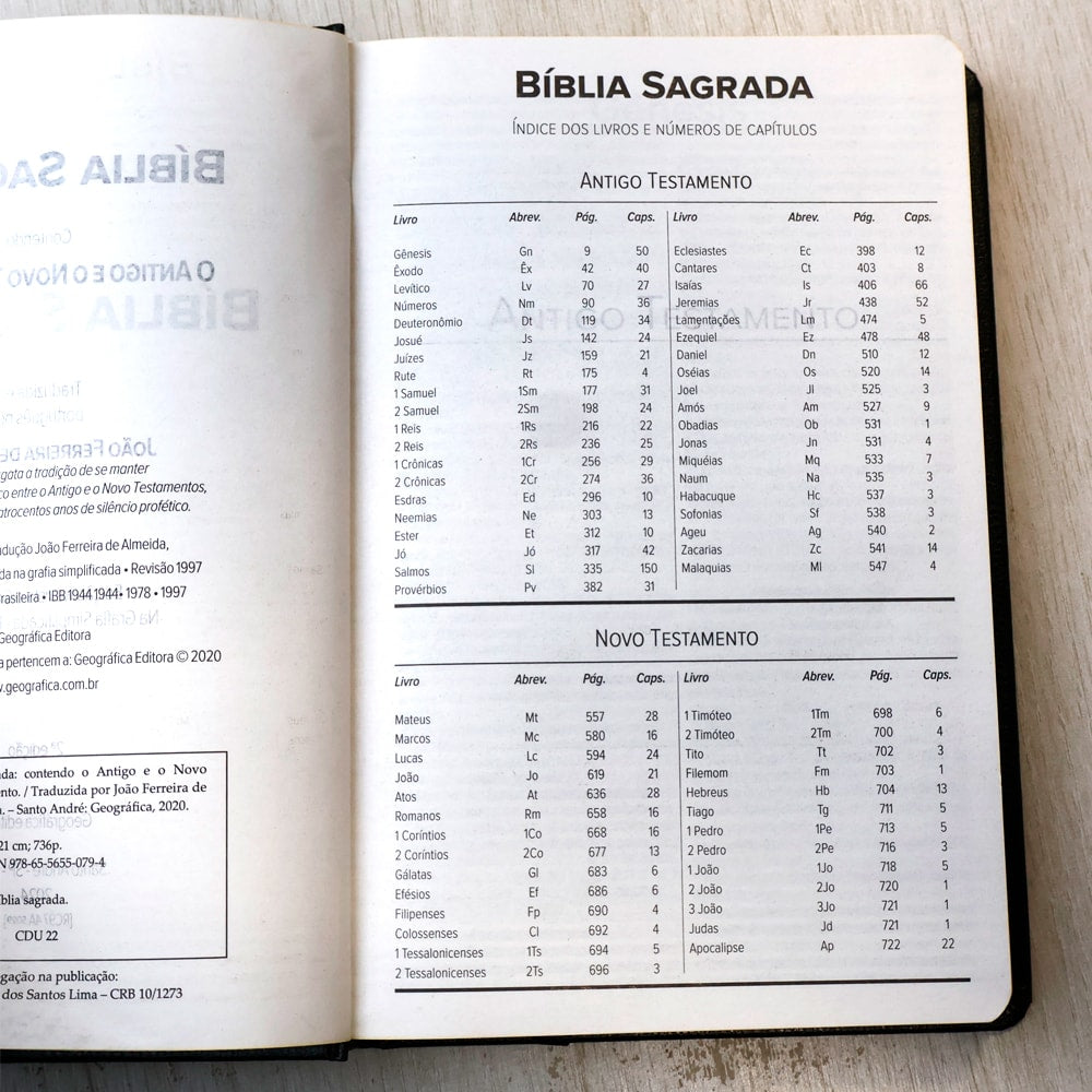 Bíblia Sagrada | ARC | Letra Normal | Capa Semi-Luxo Preta