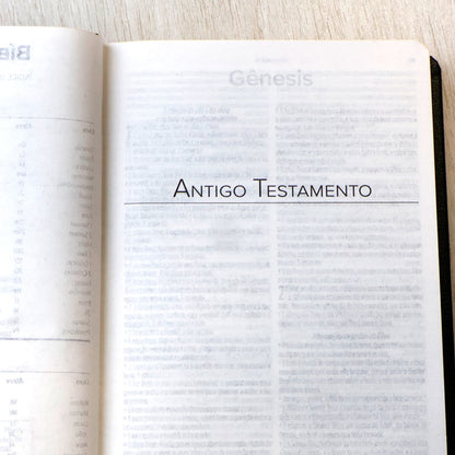 Bíblia Sagrada | ARC | Letra Normal | Capa Semi-Luxo Preta