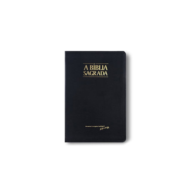 Bíblia Sagrada Slim | ACF | Letra Média | Capa Preto Luxo