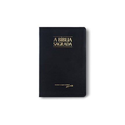 Bíblia Sagrada Slim | ACF | Letra Normal | Capa Preto Luxo