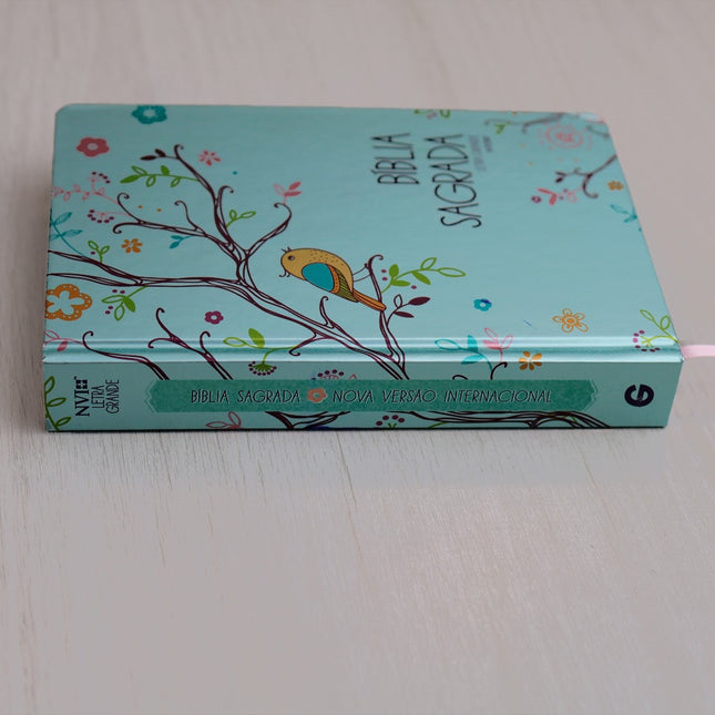 Bíblia Um Tempo Especial com Deus | NVI | Letra Grande | Capa Dura Pássaros
