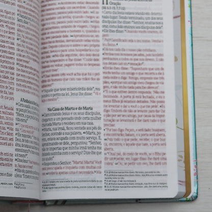 Bíblia Um Tempo Especial com Deus | NVI | Letra Grande | Capa Dura Pássaros