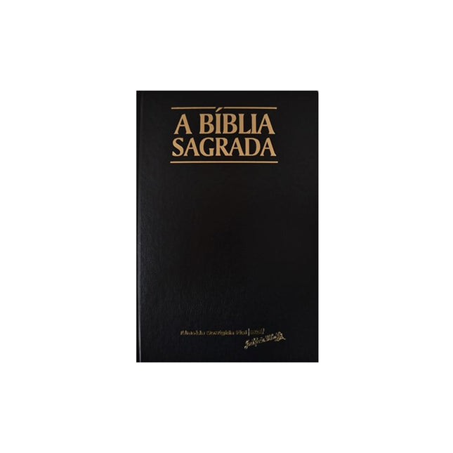 Bíblia Sagrada | ACF | Letra Grande | Capa Clássica Preta Semi-Luxo