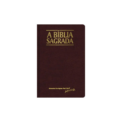 Bíblia Sagrada | ACF | Letra Grande | Capa Clássica Vinho Semi-Luxo