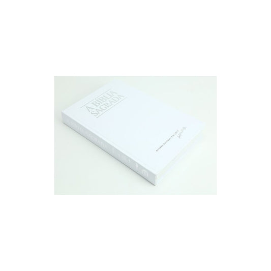 Bíblia Sagrada | ACF | Letra Grande | Capa Clássica Branca Semi-Luxo