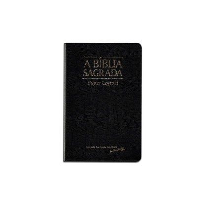 Bíblia Sagrada | ACF | Letra Super Legível | Capa Couro Legítimo Preta