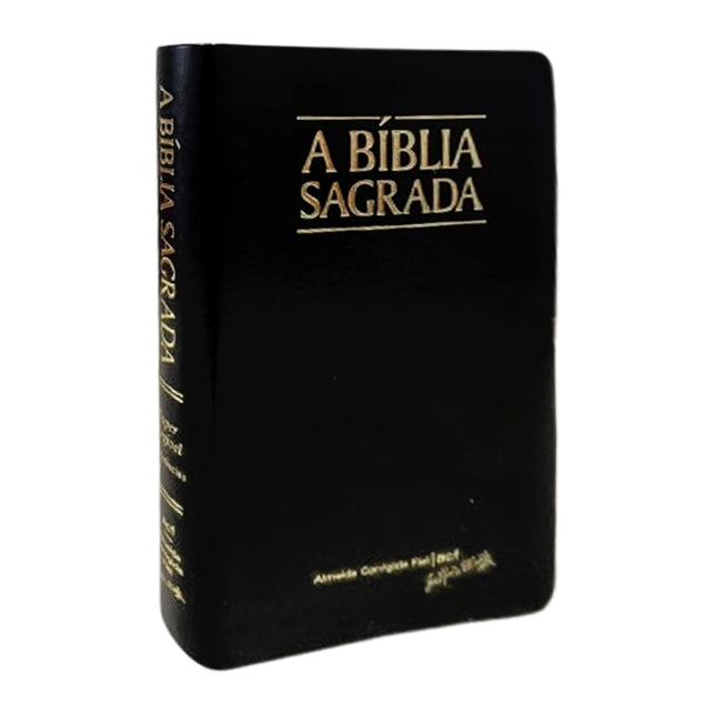 Bíblia Sagrada | ACF | Letra Super Gigante e Referências | C/ Índice Capa Luxo Preta